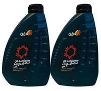 2 LITRI - Q8 Antifreeze Long Life Red Oat, Antigelo Rosso per Auto