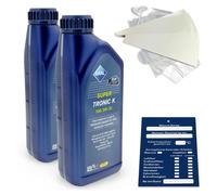 2 Litro Aral Supertronic K 5W30 5W-30 Olio Motore Incl. Imbuto + Rimorchio
