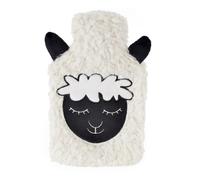 2 Litro Borsa Dell'Acqua Calda Con Rimovibile Soffice Pile Agnello / Pecora Viso