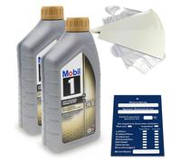 2 Litro Mobil 1 FS X2 5W50 Olio MB 229.3 Porsche A40 Api Sn Sm 9.55535-M2 Set