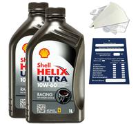 SHELL Helix Ultra Racing 10W-60 Olio Motore Acea A3/B3 , Acea A3/B4 , 4x1 Litro