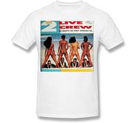 2 Live Crew Album Art T-Shirt White Mens Tee Unisex Shirt S
