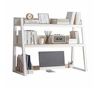 2 Livelli Libreria Da Scrivania Da Appoggio, Organizer Da Scrivania Regolabile, Organizzatore Scrivania Fai Da Te, Scaffale Organizer Scrivania, Per Ufficio, Studio, Cucina, Camera Da Letto ( Color :