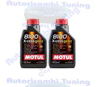 2 LT Litri Olio Motore Auto Motul 8100 X-CESS XCESS GEN2 5W40 ACEA A3 B4