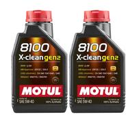 2 LT MOTUL 8100 XCLEAN GEN2 5W40 Olio motore 100% sintetico per benzina e Diesel