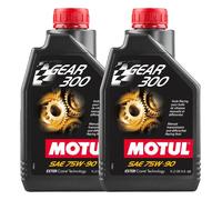 2 LT OLIO 100% SINTETICO MOTUL GEAR 300 75W90 CAMBIO TRASMISSIONE DIFFERENZIALE