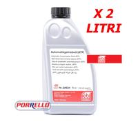 2 LT OLIO CAMBIO AUTOMATICO ROSSO FEBI 29934 PER ABARTH BMW AUDI FIAT JEEP