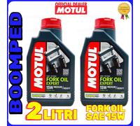 2 LT OLIO FORCELLA MOTO MOTUL FORK OIL EXPERT 15W MEDIA DUREZZA SCOOTER 02MO04