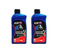 2 LT OLIO MISCELA MOTO MOTORE ELF SCOOTER 2 POWER VESPA PIAGGIO SINTETICO 02ET02