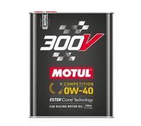 2 Lt Olio Motore 0W40 Motul 300V Competition 100% Sintetico EsterCore Racing