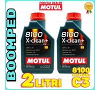 2 LT olio motore MOTUL 8100 X-CLEAN+ 5W-30 auto diesel benzina ACEA C3 02MO42