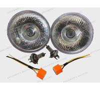 2 Lucas 700 LHD Faro 17.8cm 12V Conversione Lampada H4 Lampadina 3 Perno