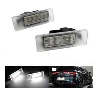 2 luci a LED per targa, colore bianco, per Clio V Espace V Koleos II Megane IV 5 porte Hatchback/Grandtour Scenic IV Talisman Master III Movano B 19-24 GT-R R35 Q50