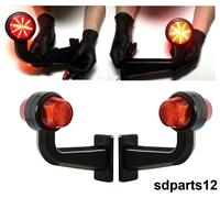 2 Luci di Ingombro Laterali LED 12V 24V Arancio Rosso Fanale Destra e Sinistra