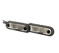 2 Luci di Posizione 24 V LED Trasparente HELLA Adatto A per U.a. Scania