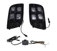 2 luci diurne a LED con indicatori di direzione gialli, paraurti DRL, fendinebbia per modelli 2007-2017