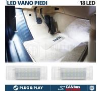 2 Luci LED Vano Piedi Per BMW X1 E84 12-15 LED Abitacolo Bianchi CANbus NO Error