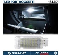 2 Luci LED Vano Portaoggetti Per BMW Serie 5 F10 F11 Led Interni Bianchi CANbus