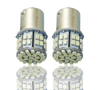 2 LUCI P21W Led BA15S 1156 P21W Lampadine 64Smd Giallo Arancio 12V Frecce Tuning