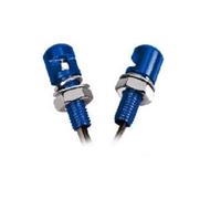 2 LUCI PORTA TARGA LED A VITE PER AUTO MOTO UNIVERSALE luce bianca