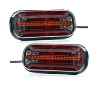 Set di luci posteriori a LED per rimorchio indicatori dinamici 12V24V 7 funzioni