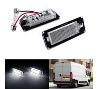 2 Luci Targa A LED 06+ Per Fiat Citroen Jumper Relay Peugeot Boxer