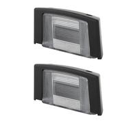 2 Luci Targa Destra 24 V C5W Alogena Trasparente HELLA per U.a. DAF