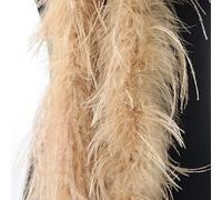 2 M Boa di Piume per Artigianato, Fluffy Turchia Boa di Piume, Boa Piume Tacchino Naturale per Decorazioni, Soffici Piume di Struzzo Boa Fai da te accessori per Addio al Nubilato Feste Celebrazioni