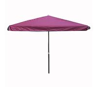 2 M X 1.8 M Rectangle Garden Shade Umbrella, Outdoor Patio Sun Umbrella Market Table Parasol with Height Adjustable Pole, No
