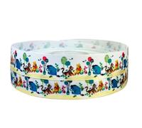 2 m x 22 mm Baby Winnie the Pooh grosgrain per torte, torte di compleanno da regalo nastro fiocchi per capelli Craft Cards New Baby