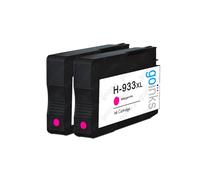 2 Magenta Cartucce d'inchiostro per HP Officejet 6100, 6600, 6700, 7110