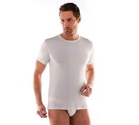 2 Maglie intime Uomo LIABEL cotone felpato misure 4/M-5/L-6/XL-7/XXL Bianco D23 (4/M/48)