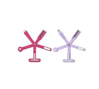 2 magneti per unghie a forma di occhio di gatto, 8 in 1, multifunzionali, magnetici, per nail art e nail art, per tutti gli amanti degli occhi di gatto (rosa + viola)