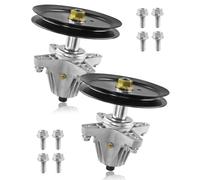 2 mandrini da 116,8 cm, adatti per tosaerba MTD 618-09395 618P09395 Cub Cadet ZT1 ZTS1 46 Craftsman Z5400 Z5450 Troy Bilt Mustang Z46, mandrino con puleggia