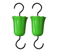 2 mangiatoie per colibrì progettate per mangiatoie appese per fermare formiche e api utilizzando il principio del fossato dell'acqua (verde)