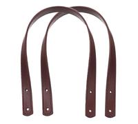 2 Manici Per Borsa In Pelle Da 45Cm, Tracolla, Manici Per Borsa Da Donna, Accessori Per Borsa Di Ricambio, Vino rosso, Taglia unica