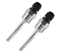 2 manicotti sommergibili da 50 mm, in acciaio inox, filettatura G 1/2 pollici, per sensore di temperatura, manicotto sommergibile in acciaio inox, tubo di protezione per sensore di temperatura