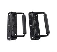 2 maniglie a molla per il petto con materiale in ferro resistente, molle retrattili antiurto e comoda presa per l'uso su cassette degli attrezzi e casse di legno (140 mm)