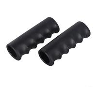 2 maniglie di ricambio in gomma per carriole, tubo rotondo antiscivolo con motivo scanalato per un uso sicuro e confortevole in giardino e edilizia (118 x 29 mm)