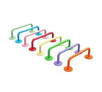 2 maniglie in metallo per parco giochi, aste da arrampicata per interni, robuste maniglie a soffitto, per parchi giochi per interni ed esterni, strutture per arrampicata, case sugli alberi