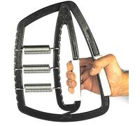 2 maniglie per allenamento mani, con 3 molle, resistenza regolabile, gamma da 0 a 158,8 kg (da 0 a 350 lb), ottimo per aumentare la forza di mani/dita/avambracci, ideale per atleti/appassionati di sport come tennis/golf/body building/arrampicata, ecc, per musicisti, per recupero da infortuni come tendinite/artrite/gomito del tennista, ultra resistente per una maggiore durata, estremamente utile per potenziare l'avambraccio