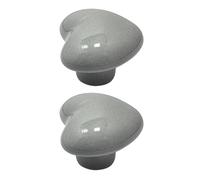 2 maniglie per cassetti in ceramica a forma di cuore, leggere, decorative, adatte per la camera dei bambini, set di ferramenta sicura per armadio