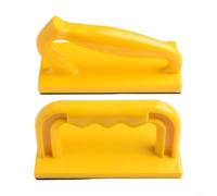 2 maniglie per la lavorazione del legno con design ergonomico e plastica antiscivolo per una distribuzione equilibrata della forza e un funzionamento più sicuro sulle seghe da banco