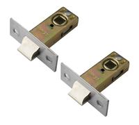2 maniglie per porta a molla in acciaio inox, con chiusura a morsa, 35 mm, per porta