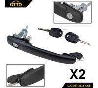 2 Maniglie Porta All' Aperto Anteriore G/D + 4 Chiavi per VW = 7M0 837 207B