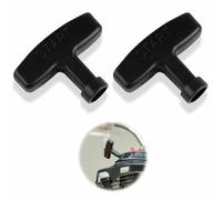 2 manopole di avviamento del motore a benzina, avviatore a fune per tosaerba, motosega, generatore, accessori di avviamento, colore nero