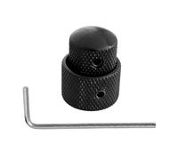 2 manopole di controllo per chitarra in metallo per basso elettrico e vol/tono pezzi di ricambio