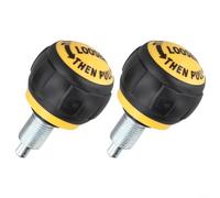 2 manopole regolabili per esercizi per attrezzature da fitness, manopole da palestra con design a molla per una presa ottimale (M16-20-8 mm)