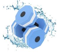 2 manubri acquatici per esercizi in piscina portatile antiscivolo | Dumbbells per esercizi acquatici per adolescenti adulti senior allenamento perdita di peso nuoto