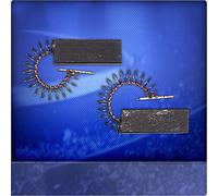 2 Marchi Spazzole di Carbone Adatto per Bosch Siemens Komp. 154740 Bsh